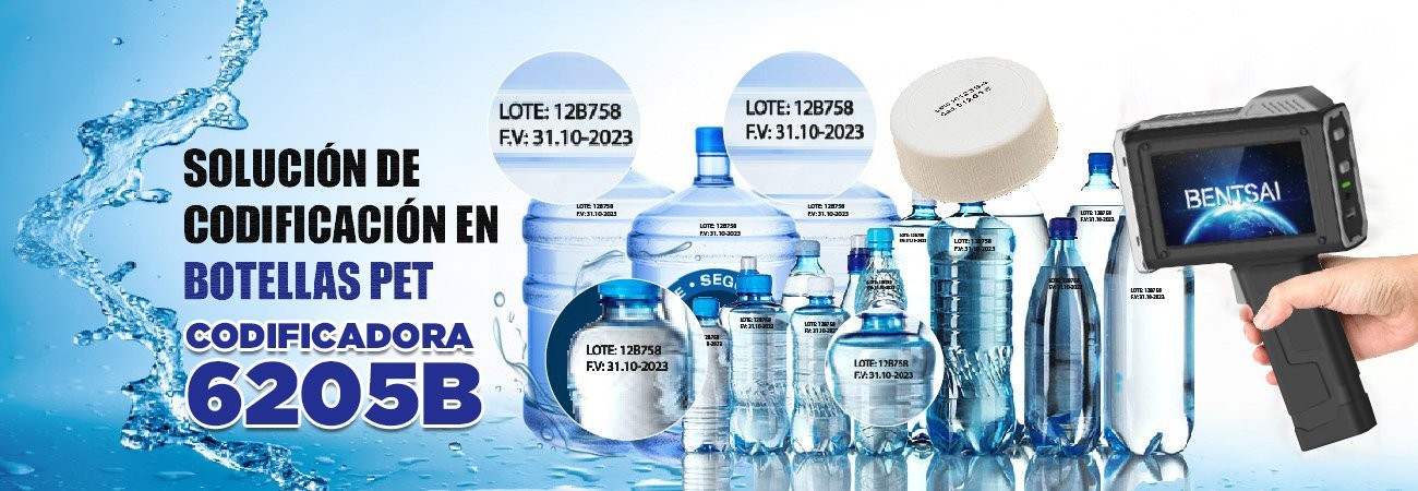 BENTSAI - SERIE 6205B - BENTSAI.CAT Solución de codificación en botellas PET